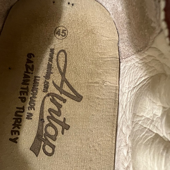 AINTAP Barefoot Men’s Sz 45 US 12 Handmade Turkey Brown Leather Slip On Shoes - Picture 12 of 12